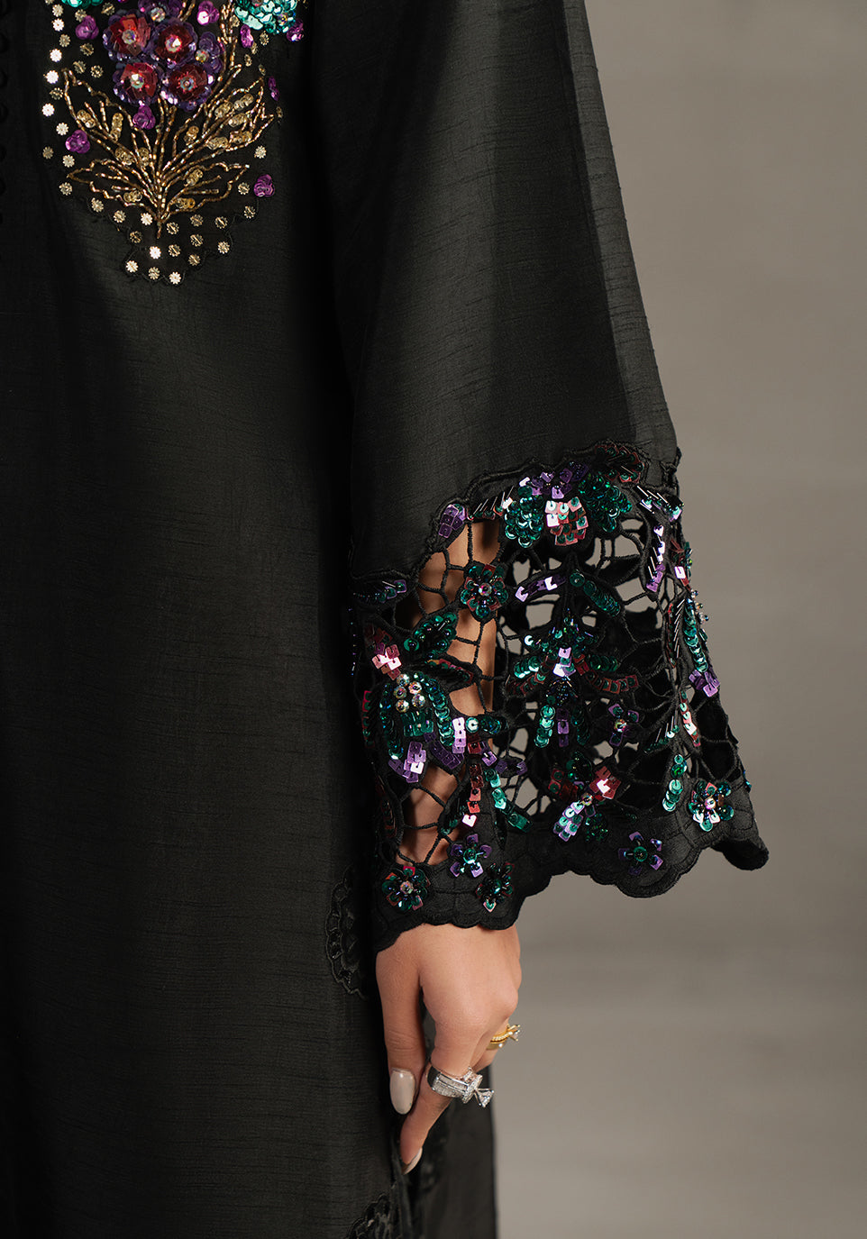 Zarqash | Silk Edit | ZQS 014 DELLA by Zarqash - Designer Dress - Type: Ladies Clothes - Available at Libayah - 100% Original
