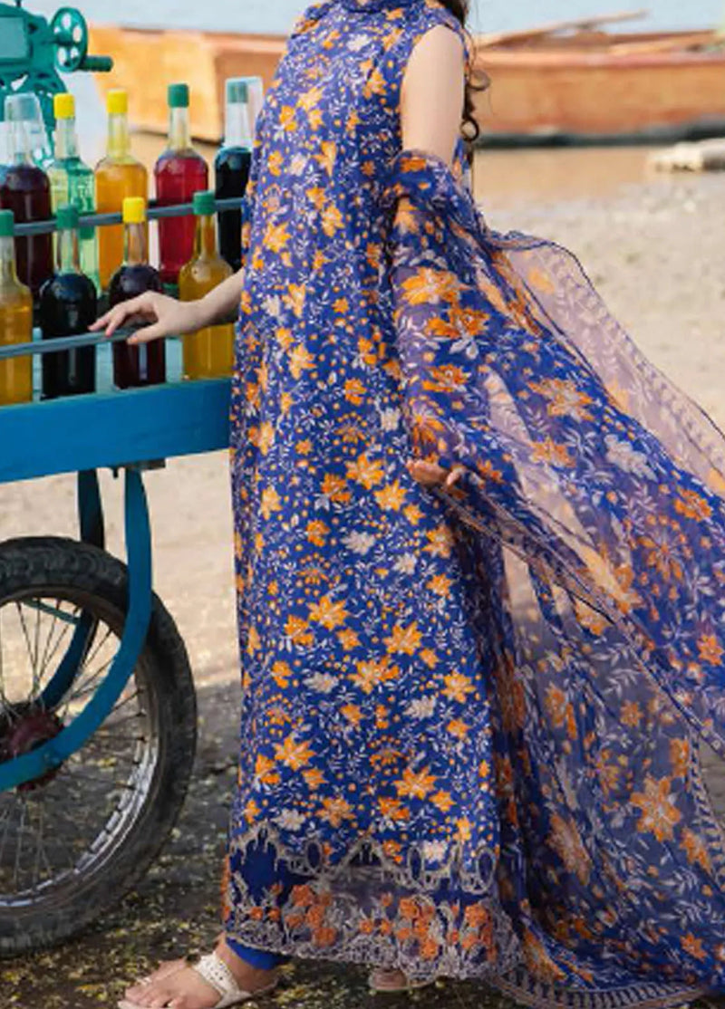Maria B | Eid Lawn | MB-09B by Maria B - Designer Dress  - Type : Ladies Clothes - Available at Libayah - 100% Original 