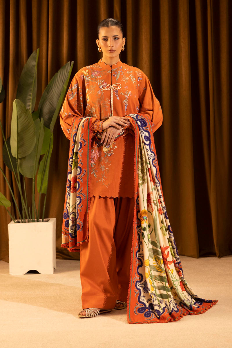 Sana Safinaz | Muzlin Winter 25 | M253-009B by Sana Safinaz - Designer Dress - Type : Ladies Clothes - Available at Libayah - 100% Original 