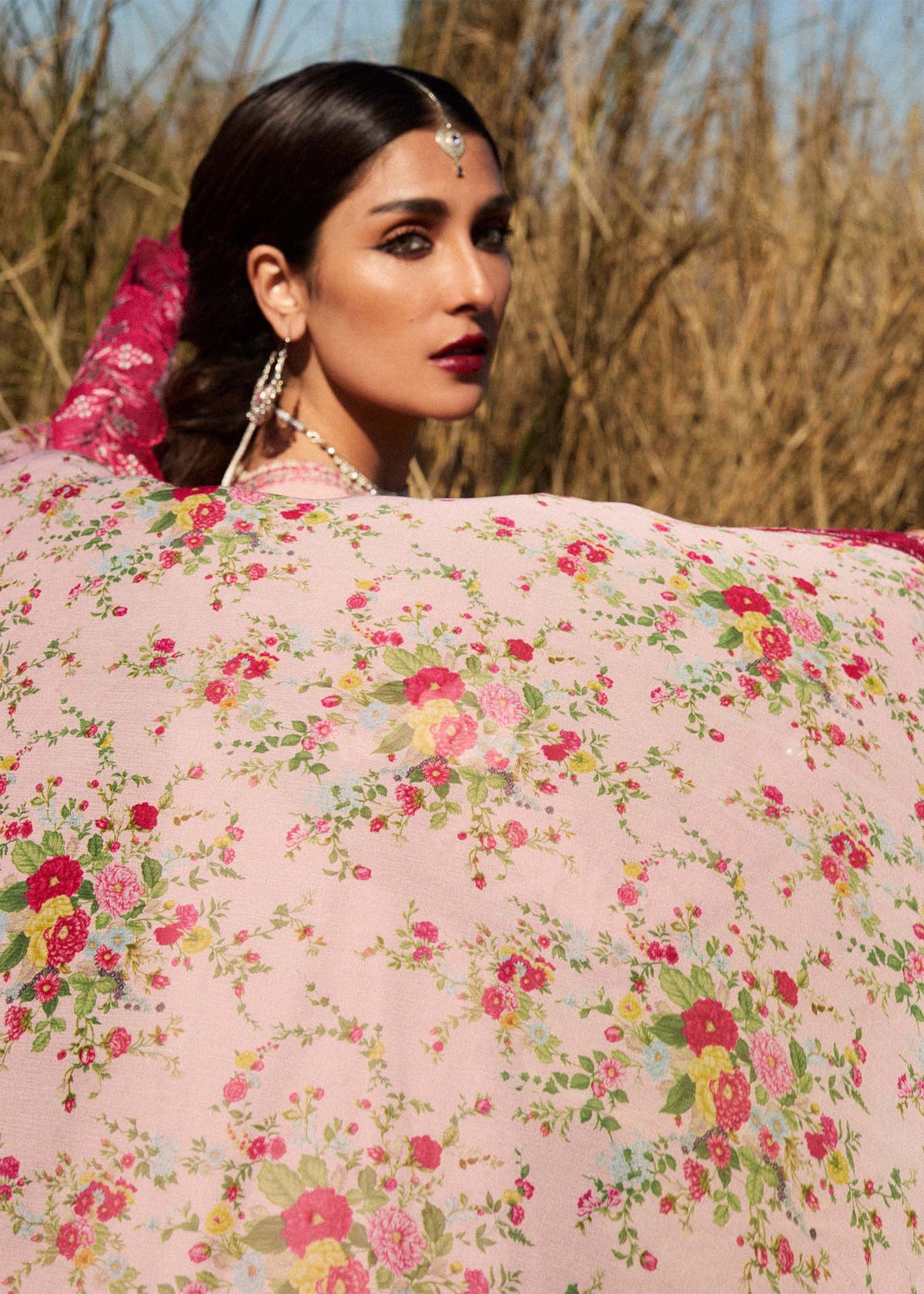 Hussain Rehar | Surkh Eid Pret'25 | Neher by Hussain Rehar - Designer Dress  - Type : Ladies Clothes - Available at Libayah - 100% Original 