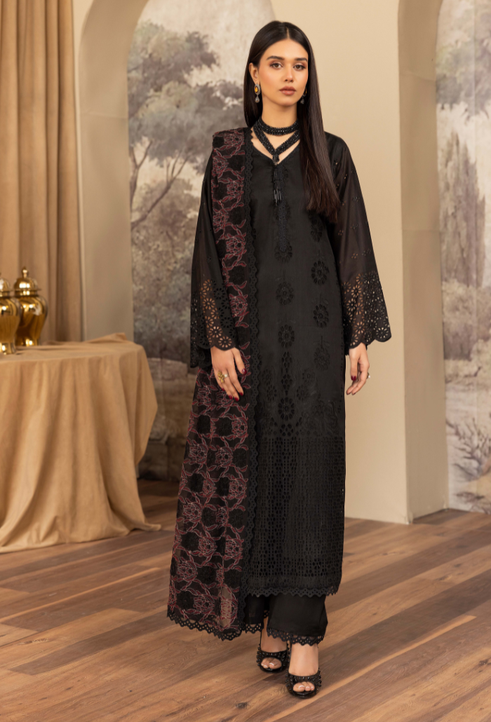 Humdum | Elegant Chikankari 25 | D01 by Humdum - Designer Dress - Type: Ladies Clothes - Available at Libayah - 100% Original