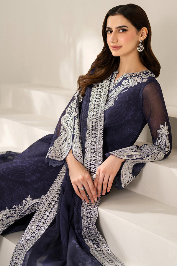 Farasha | Fiorella Formals | Blue Dazzle by Farasha - Designer Dress  - Type : Ladies Clothes - Available at Libayah - 100% Original 