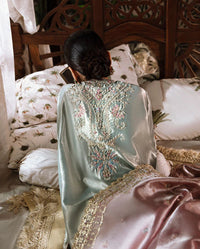 Mushq | Sunehri Lama Silk | Amaya by Mushq - Designer Dress  - Type : Ladies Clothes - Available at Libayah - 100% Original 