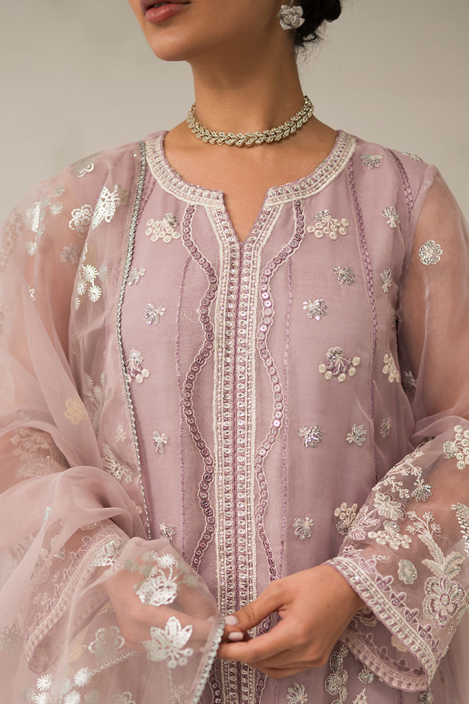 Cross Stitch | Luxe Atelier 24 | MAUVE SOMBER by Cross Stitch - Designer Dress - Type: Ladies Clothes - Available at Libayah - 100% Original