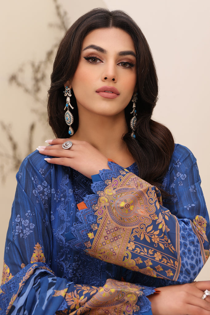 Charizma | Naranji Embroidered Lawn 24 | CN4-005 by Charizma - Designer Dress - Type: Ladies Clothes - Available at Libayah - 100% Original
