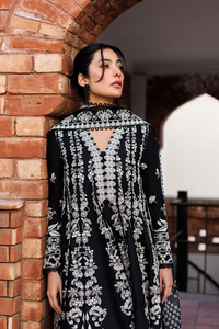 Emaan Adeel | Mirabelle Festive Luxury Lawn | MIDNIGHT BLISS by Emaan Adeel - Designer Dress  - Type : Ladies Clothes - Available at Libayah - 100% Original 