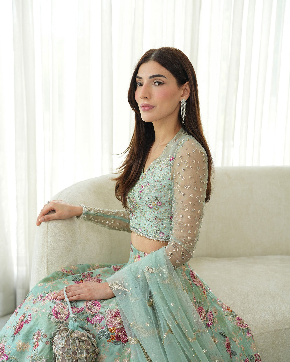 Faiza Saqlain | Averia Bridals | Rosabelle by Faiza Saqlain - Designer Dress  - Type : Ladies Clothes - Available at Libayah - 100% Original 
