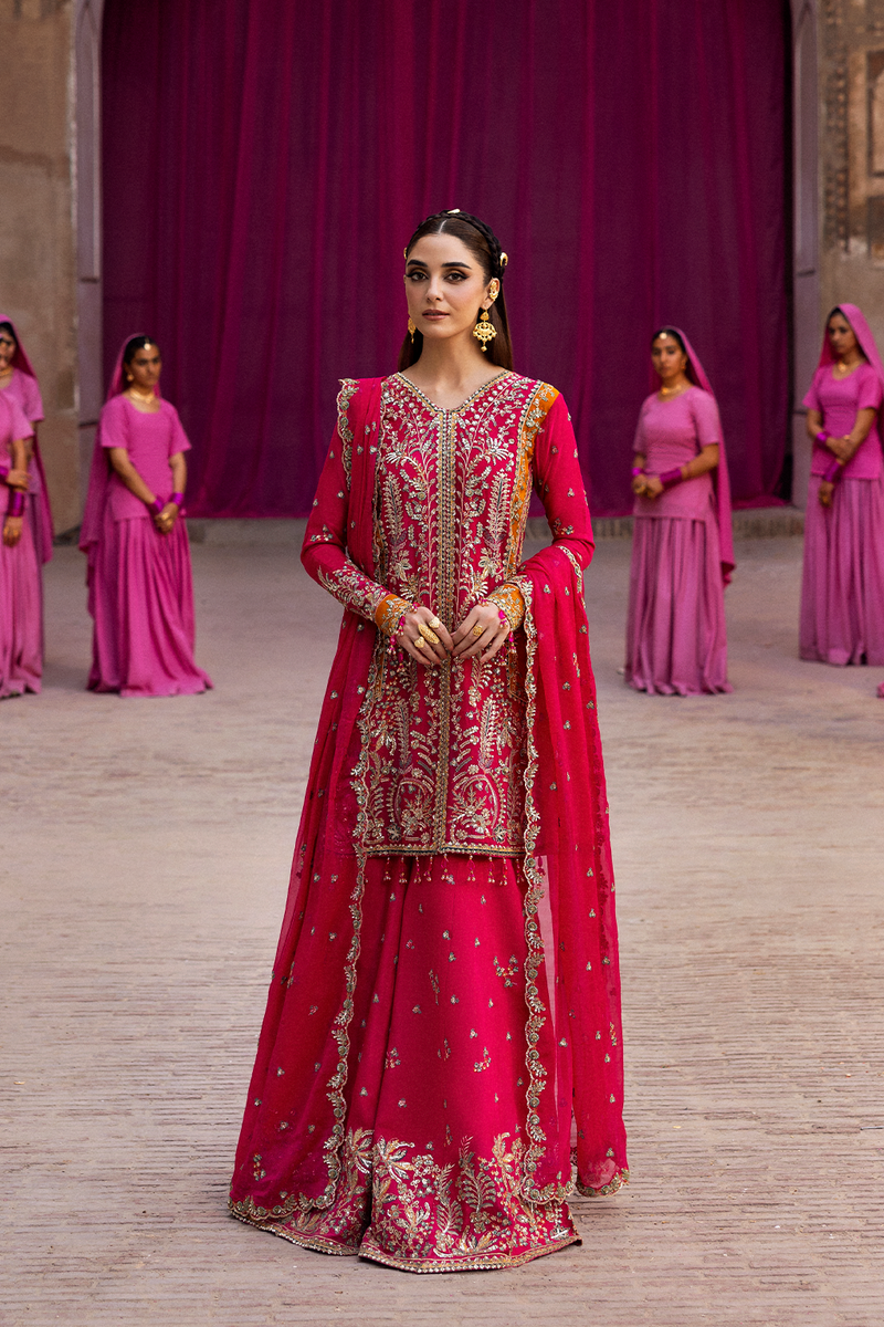 Emaan Adeel | The Empress Wedding Formals | IMAELISSA by Emaan Adeel - Designer Dress  - Type : Ladies Clothes - Available at Libayah - 100% Original 