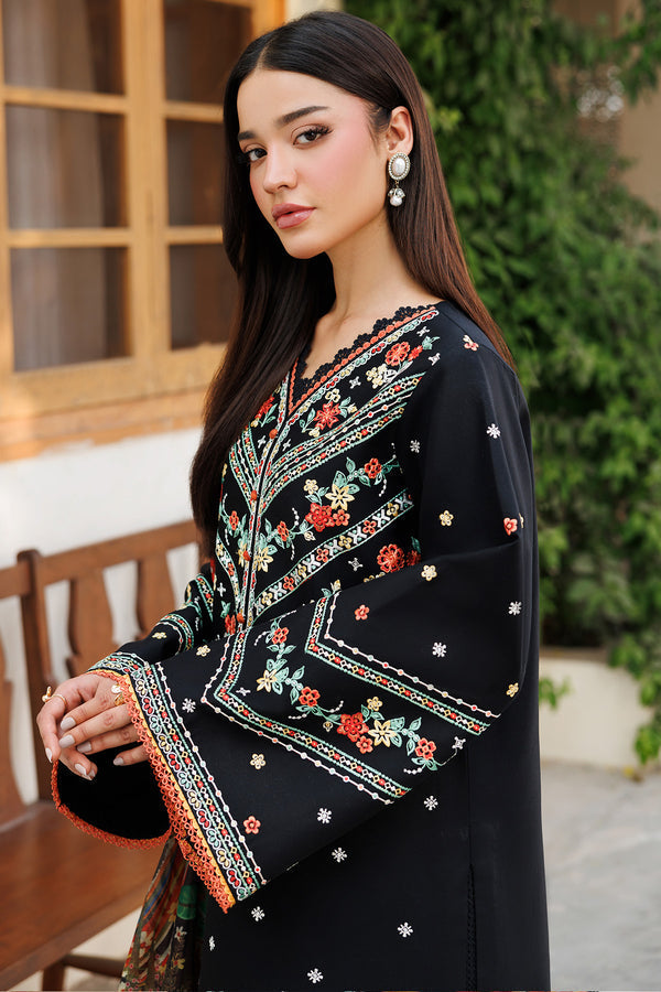 Farasha | Summer Weaves Embroidered Lawn | Midnight Veil by Farasha - Designer Dress - Type: Ladies Clothes - Available at Libayah - 100% Original