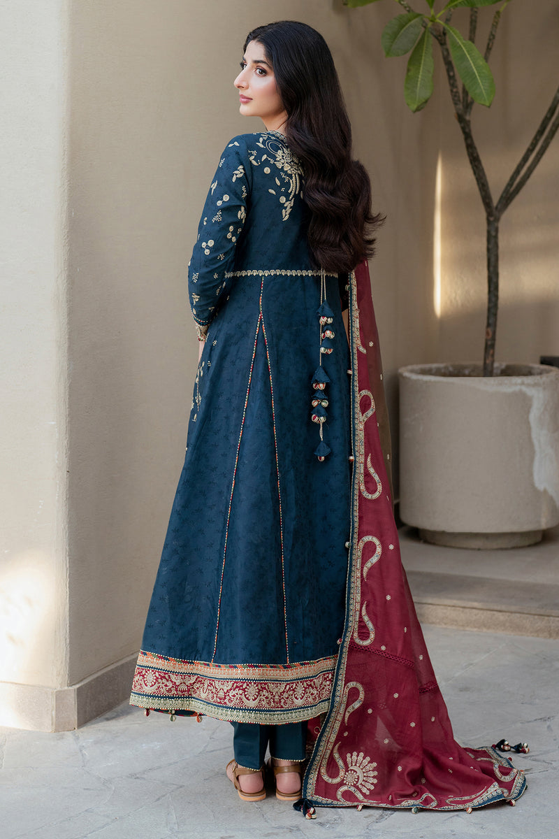 Jazmin | Shahkaar Luxury Lawn 25 | SL25-D3 by Jazmin - Designer Dress - Type: Ladies Clothes - Available at Libayah - 100% Original