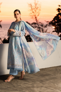 Aabyaan | Shezlin Chikankari 26 | CALINA (AZ-09) by Aabyaan - Designer Dress - Type : Luxury Dress - Available at Libayah - 100% Original