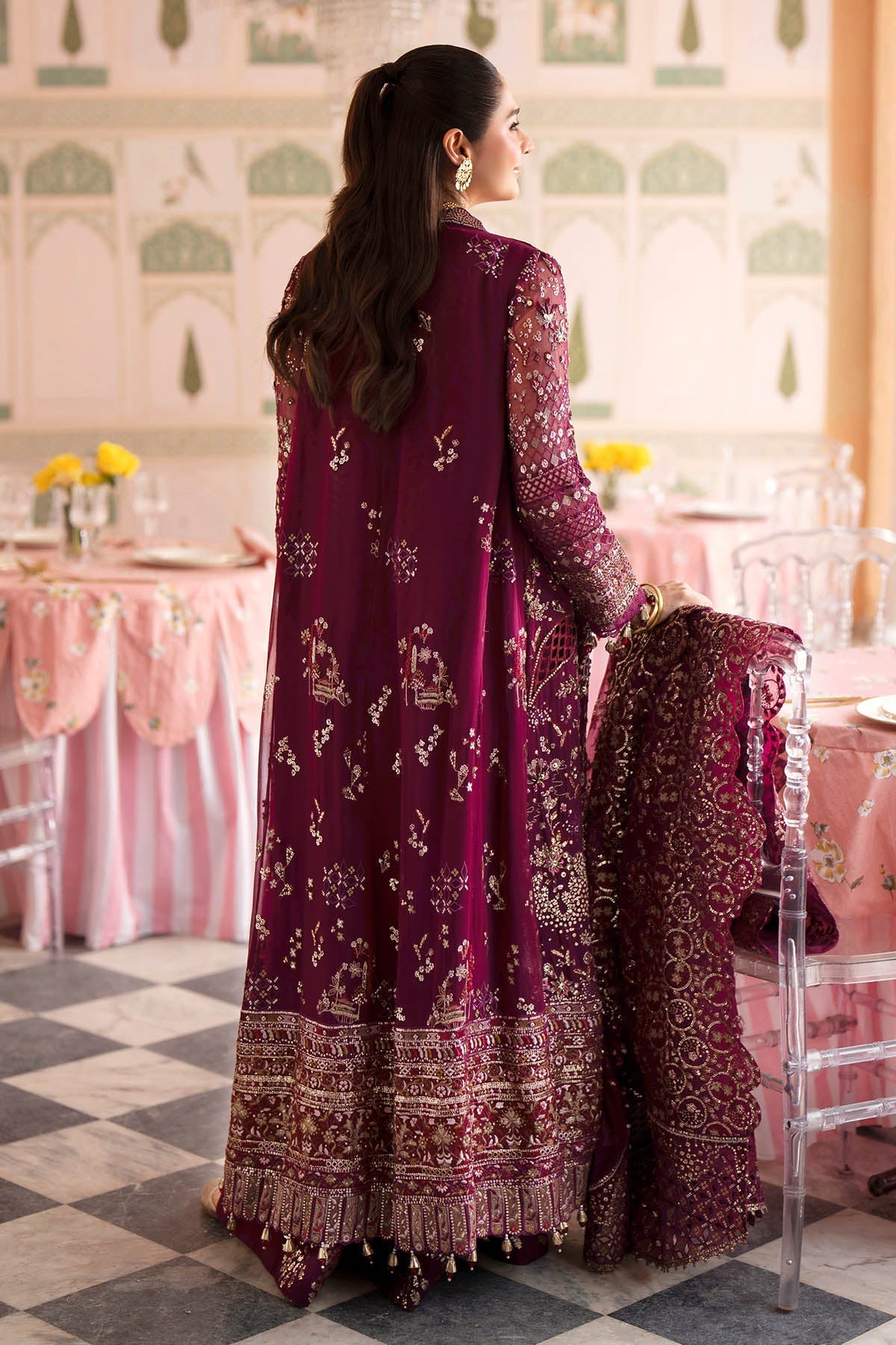 Nureh | Jhoomro Formals |NL-97 Nur by Nureh - Designer Dress  - Type : Ladies Clothes - Available at Libayah - 100% Original 
