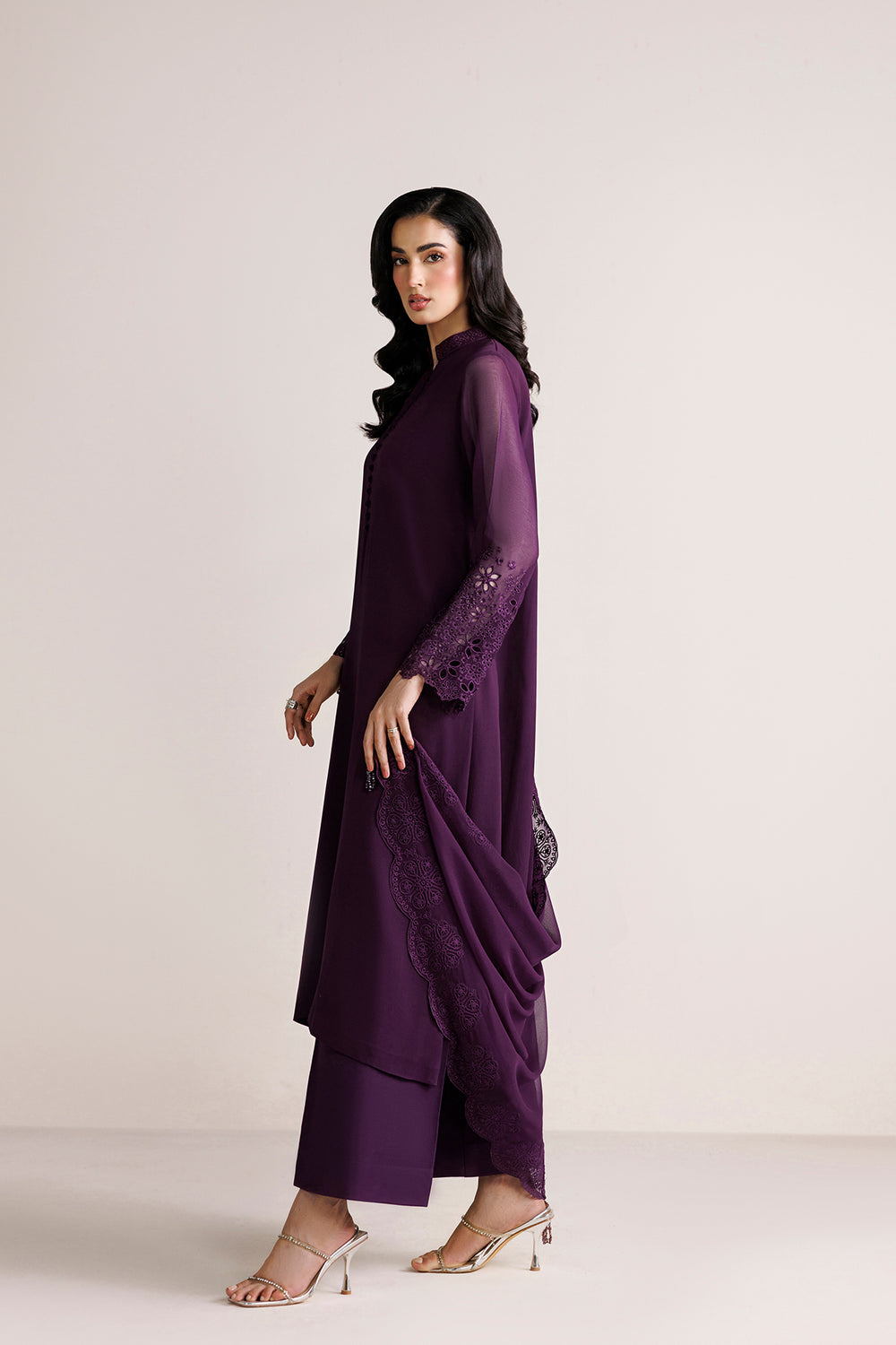 Farasha | Chiffon Essentials 26 | Berry Garden by Farasha - Designer Dress  - Type : Ladies Clothes - Available at Libayah - 100% Original 