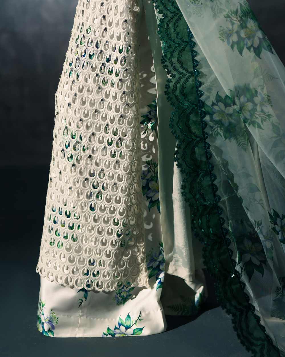 Vasal | Zyra Luxe Pret 26 | Emerald Whisper by Vasal - Designer Dress  - Type : Ladies Clothes - Available at Libayah - 100% Original 