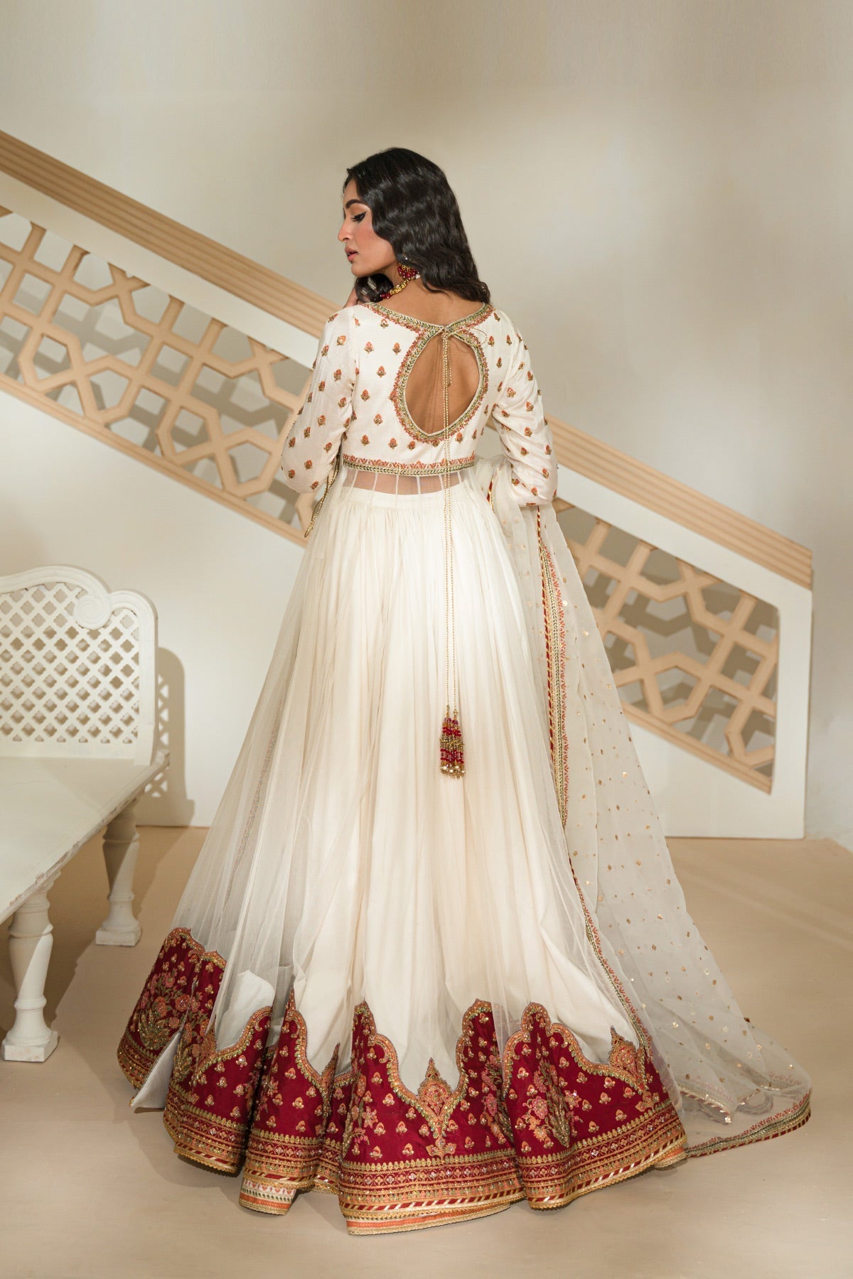 Mina Kashif | Wedding Formals | Bahar-e-ishq by Mina Kashif - Designer Dress - Type: Bridal - Available at Libayah - 100% Original