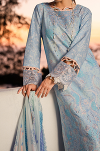 Aabyaan | Shezlin Chikankari 26 | CALINA (AZ-09) by Aabyaan - Designer Dress - Type : Luxury Dress - Available at Libayah - 100% Original