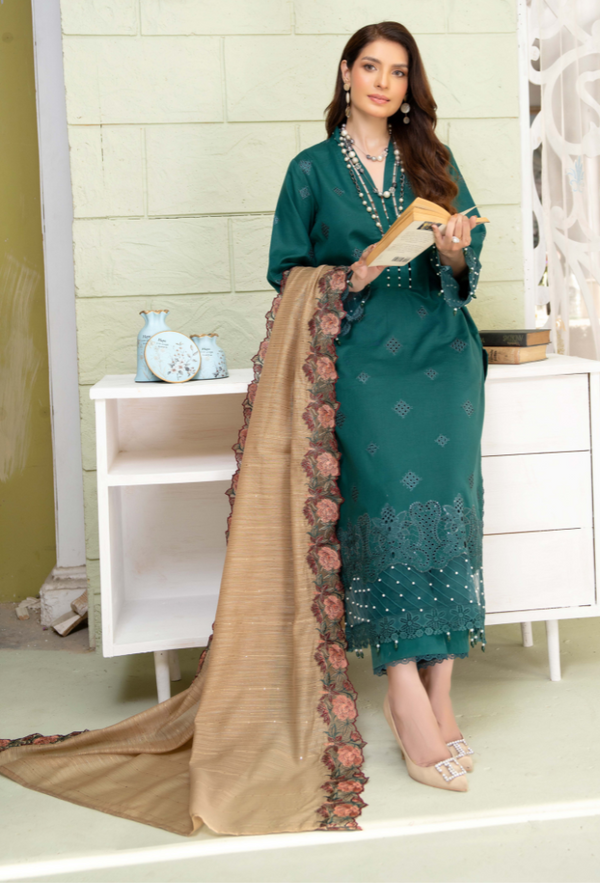 Humdum | Baad e Baharan Lawn | Baad e Baharan - D07 by HumDum - Designer Dress - Type: Ladies Clothes - Available at Libayah - 100% Original