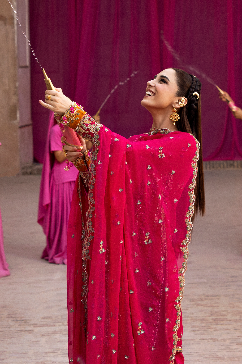 Emaan Adeel | The Empress Wedding Formals | IMAELISSA by Emaan Adeel - Designer Dress  - Type : Ladies Clothes - Available at Libayah - 100% Original 