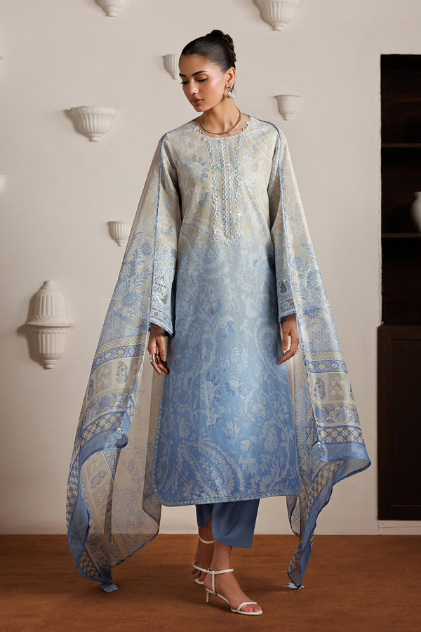 Baroque | Luxury Summer Pret | UF-4524 by Baroque - Designer Dress  - Type : Ladies Clothes - Available at Libayah - 100% Original 