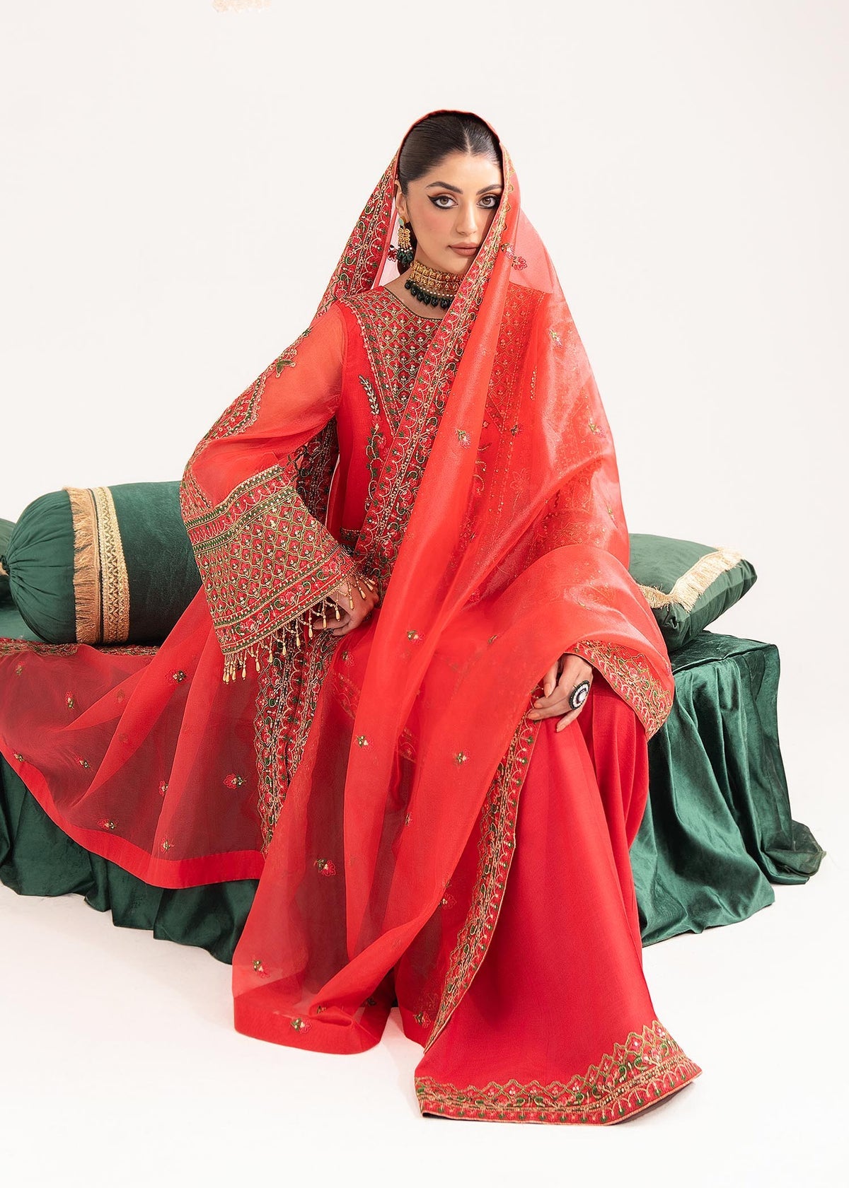 Dastoor | Sajni Luxury Eid Collection 24 | Khudeeja by Dastoor - Designer Dress - Type: Ladies Clothes - Available at Libayah - 100% Original