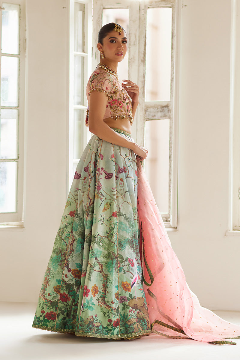 Mina Hassan | Formal Dholki Collection | Fayruz by Mina Hassan - Designer Dress - Type: Ladies Clothes - Available at Libayah - 100% Original