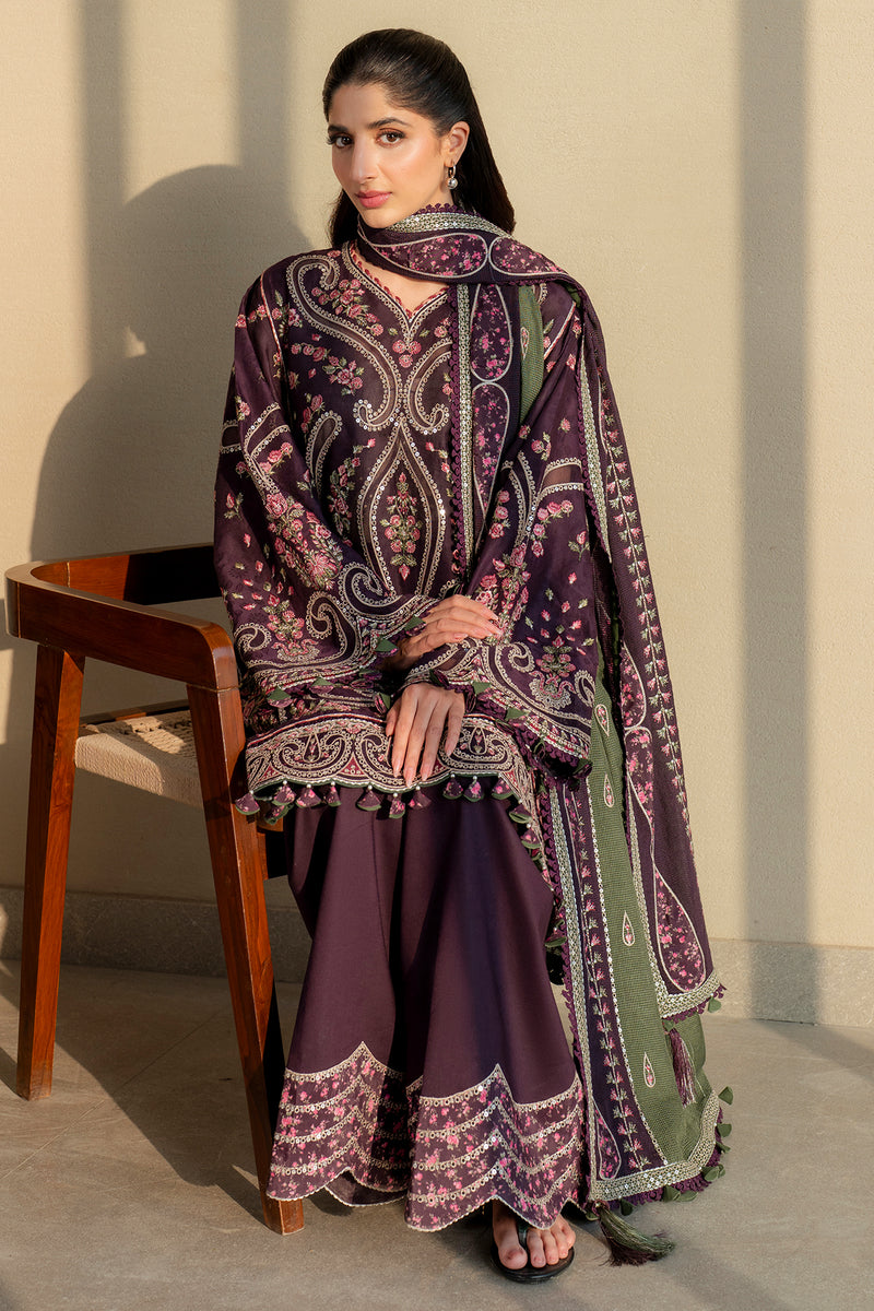 Jazmin | Shahkaar Luxury Lawn 25 | SL25-D6 by Jazmin - Designer Dress - Type: Ladies Clothes - Available at Libayah - 100% Original