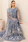 Farasha | Lu Zella Premium Formals 25 | Dusky Shadow by Farasha - Designer Dress  - Type : Ladies Clothes - Available at Libayah - 100% Original 