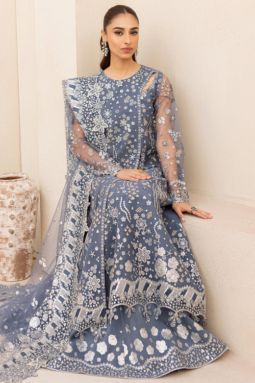 Farasha | Lu Zella Premium Formals 25 | Dusky Shadow by Farasha - Designer Dress  - Type : Ladies Clothes - Available at Libayah - 100% Original 