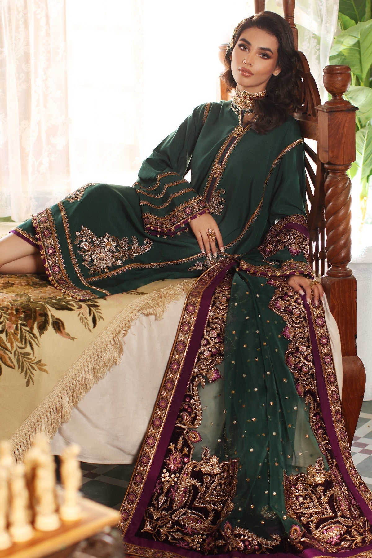 Mina Kashif | Luxury Pret | MKF23-15 by Mina Kashif - Designer Dress - Type: Formal - Available at Libayah - 100% Original