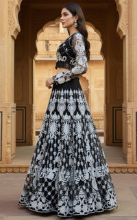 Threads and Motifs | Formal Outfits | Blouse With Lehenga by Threads and Motifs - Designer Dress  - Type : Ladies Clothes - Available at Libayah - 100% Original 