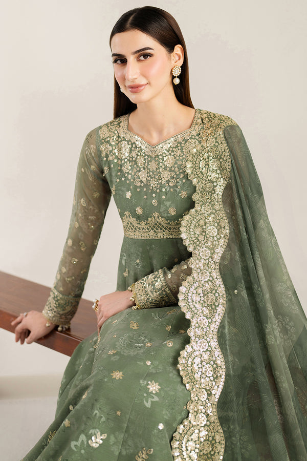 Farasha | Fiorella Formals | Olive Aura by Farasha - Designer Dress  - Type : Ladies Clothes - Available at Libayah - 100% Original 