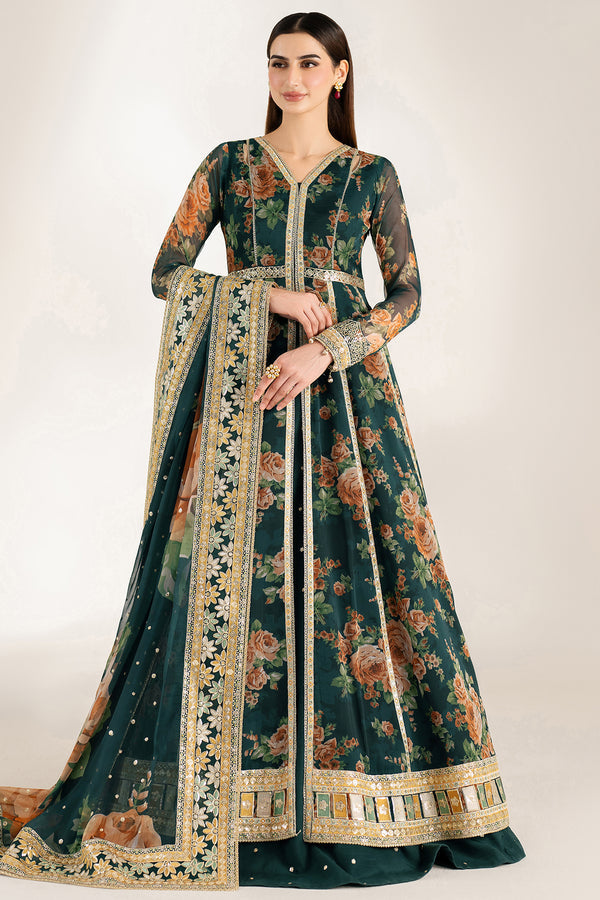 Farasha | Fiorella Formals | Teal Passion by Farasha - Designer Dress  - Type : Ladies Clothes - Available at Libayah - 100% Original 