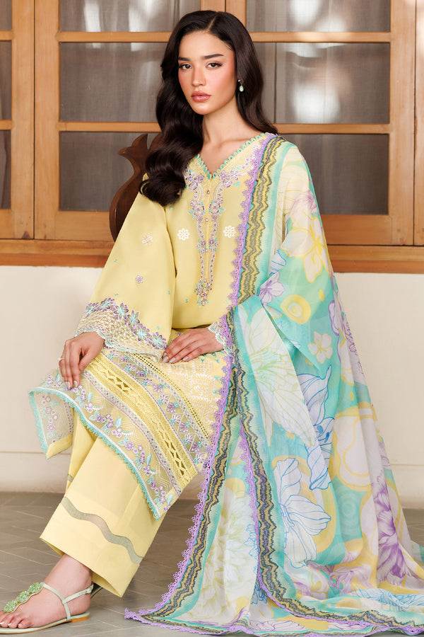 Farasha | Summer Weaves Embroidered Lawn | Daisy Dreams by Farasha - Designer Dress - Type: Ladies Clothes - Available at Libayah - 100% Original