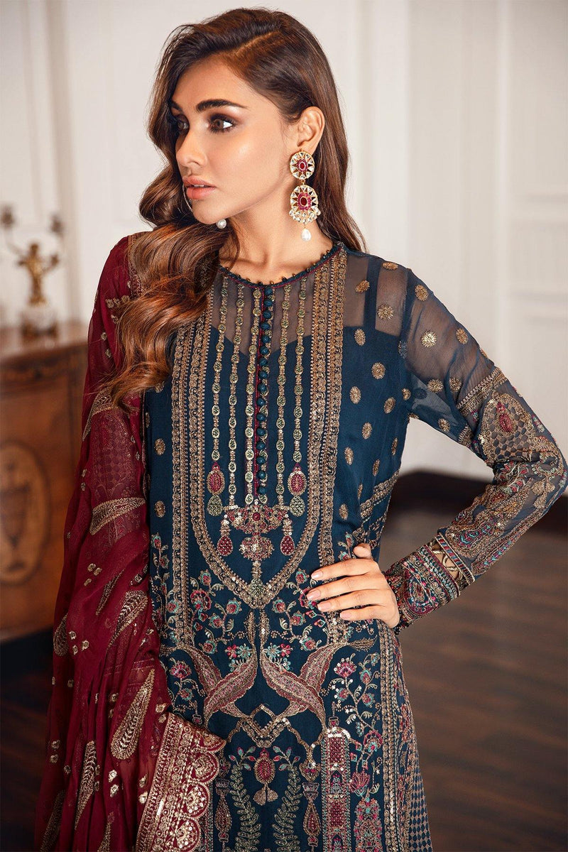 Jazmin | Formals Collection | CHIFFON UC-3049 by Jazmin - Designer Dress - Type: Ladies Clothes - Available at Libayah - 100% Original