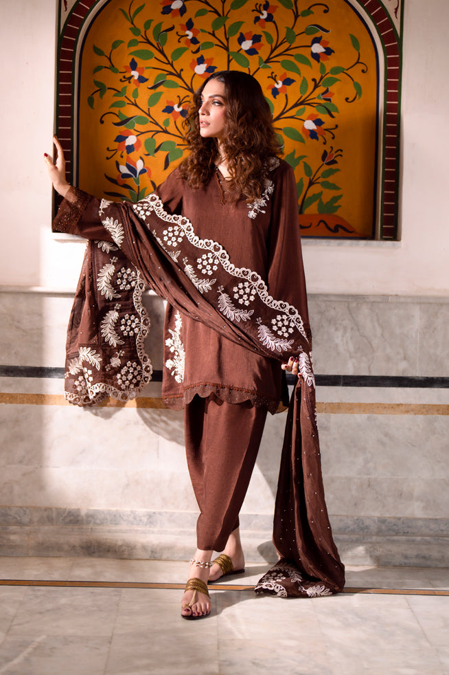 Fozia Khalid | Kahani Silk Luxury Dresses | Raniya by Fozia Khalid - Designer Dress - Type: Ladies Clothes - Available at Libayah - 100% Original