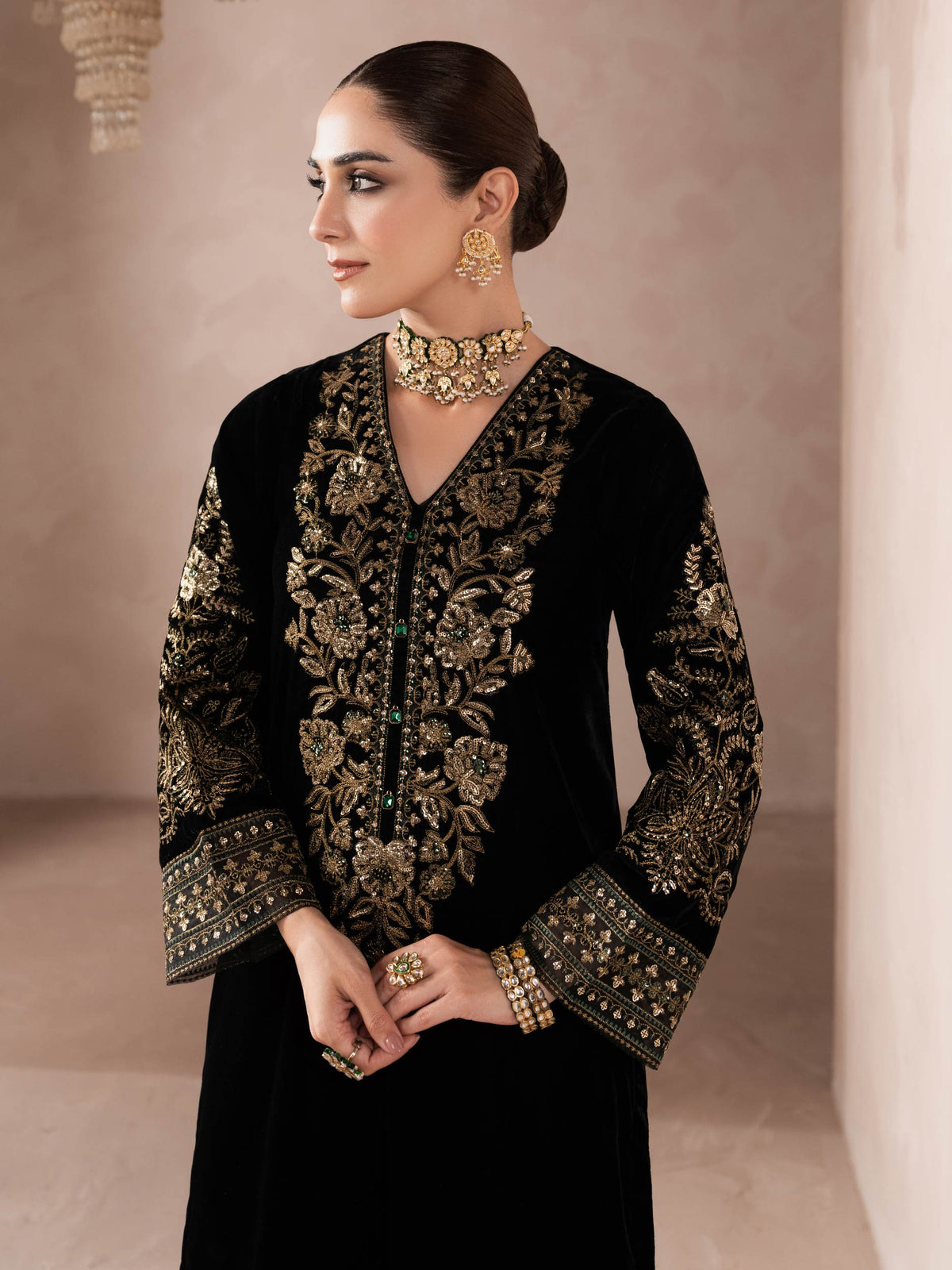 Lime Light | Velvet Pret | V-06 by Lime Light - Designer Dress - Type: Ladies Clothes - Available at Libayah - 100% Original