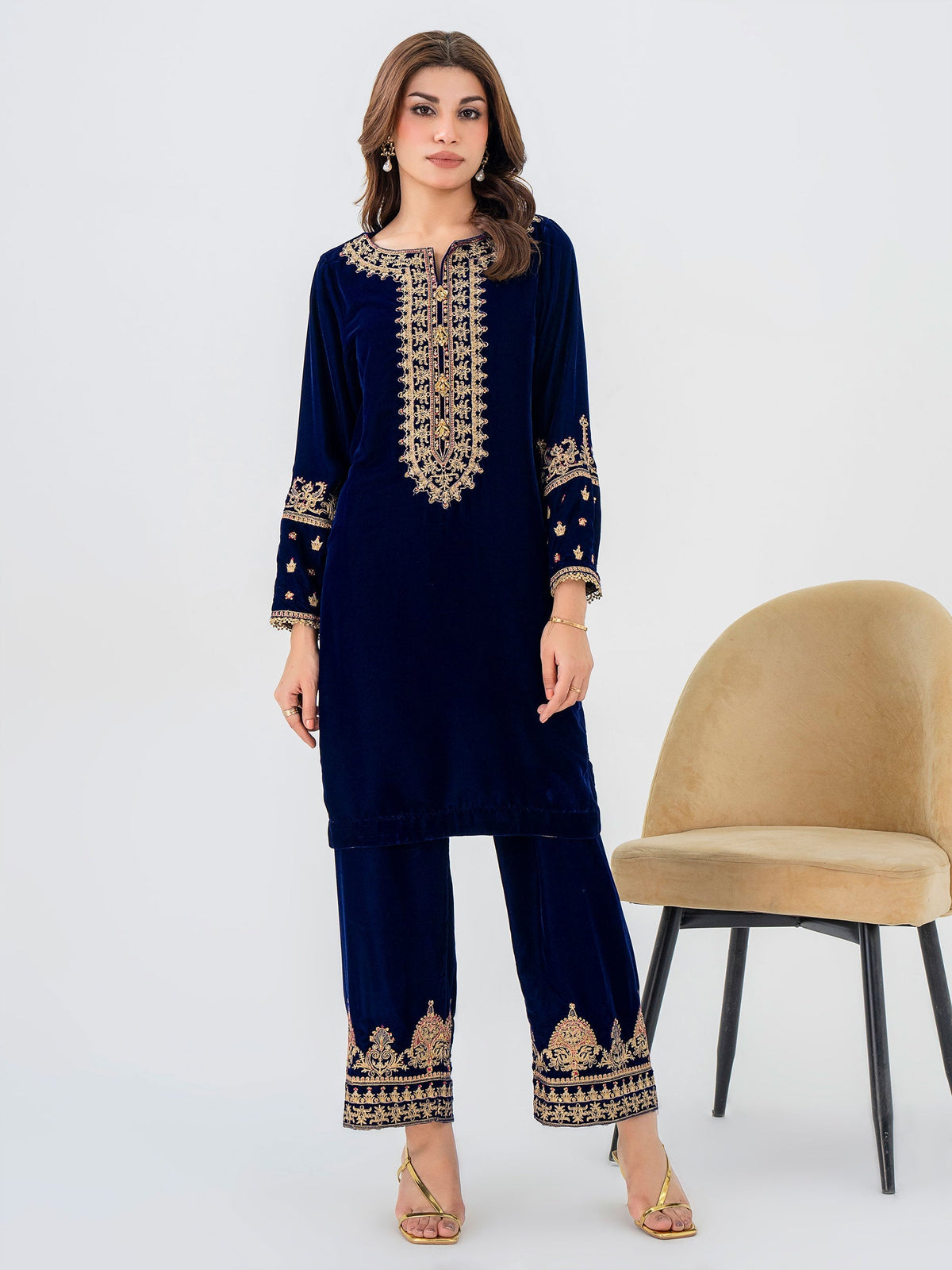 Lime Light | Velvet Pret | V-18 by Lime Light - Designer Dress - Type: Ladies Clothes - Available at Libayah - 100% Original