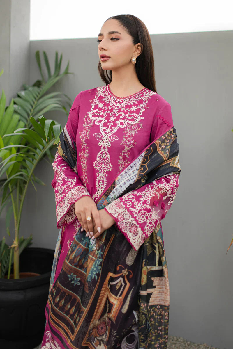 Qalamkar | Q Line Lawn Collection | JK-16 SERAPHINA