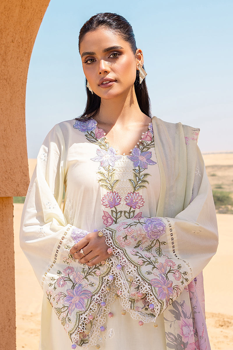 Cross Stitch | Eid Lawn 24 | SUBTLE CANARY