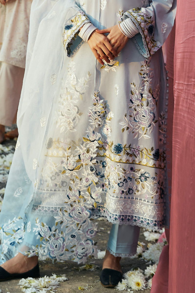 Cross Stitch | Premium Lawn 24 | CERULEAN ORNATE
