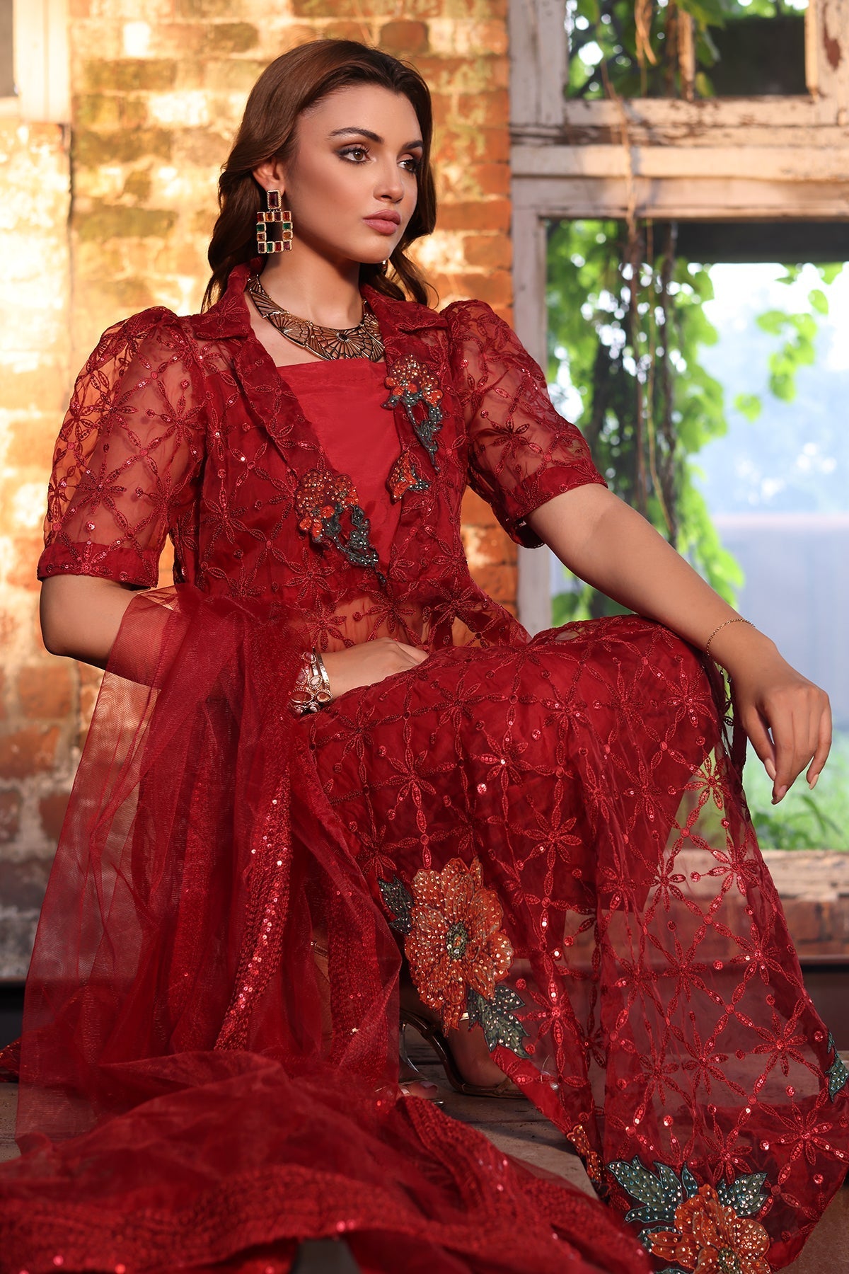 Charizma | Festive Pret | CMA-4-052 by Charizma - Designer Dress  - Type : Ladies Clothes - Available at Libayah - 100% Original 