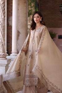 Noor by Saadia Asad | Winter Pashmina 25 | Caramel Mist