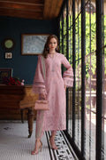 Noor by Saadia Asad | Eid Luxury Schiffli Laserkari 25 | D3- Blush Pink by Noor by Saadia Asad - Designer Dress - Type: Ladies Clothes - Available at Libayah - 100% Original