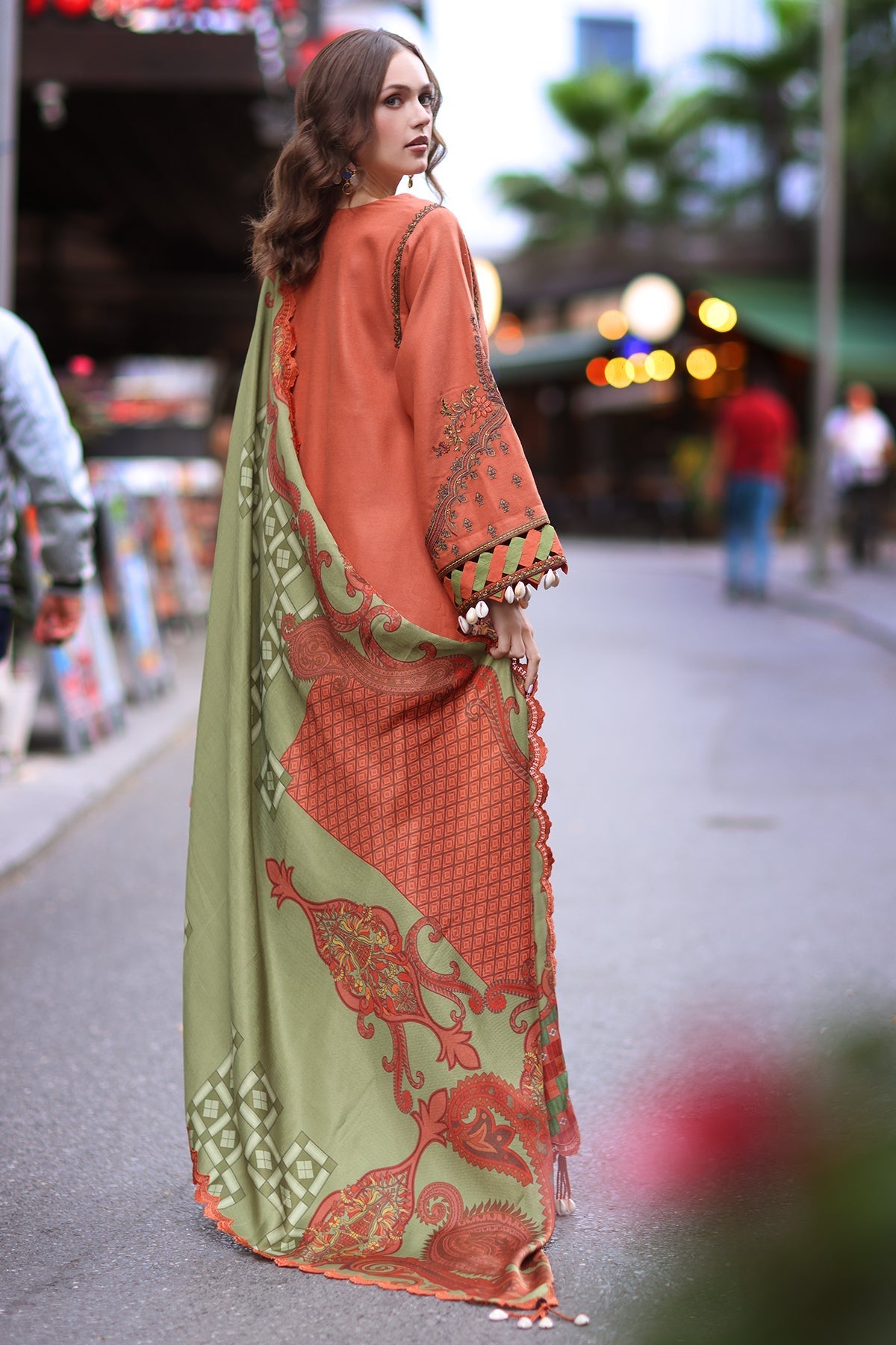 Charizma | Poshima Shawl |  PS4-01 by Charizma - Designer Dress - Type: Ladies Clothes - Available at Libayah - 100% Original