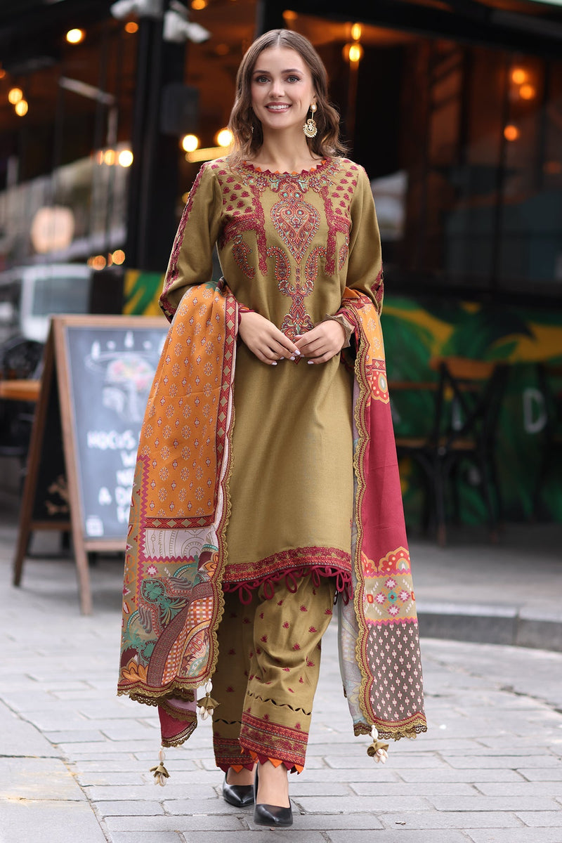 Charizma | Poshima Shawl |   PS4-08 by Charzima - Designer Dress - Type: Ladies Clothes - Available at Libayah - 100% Original
