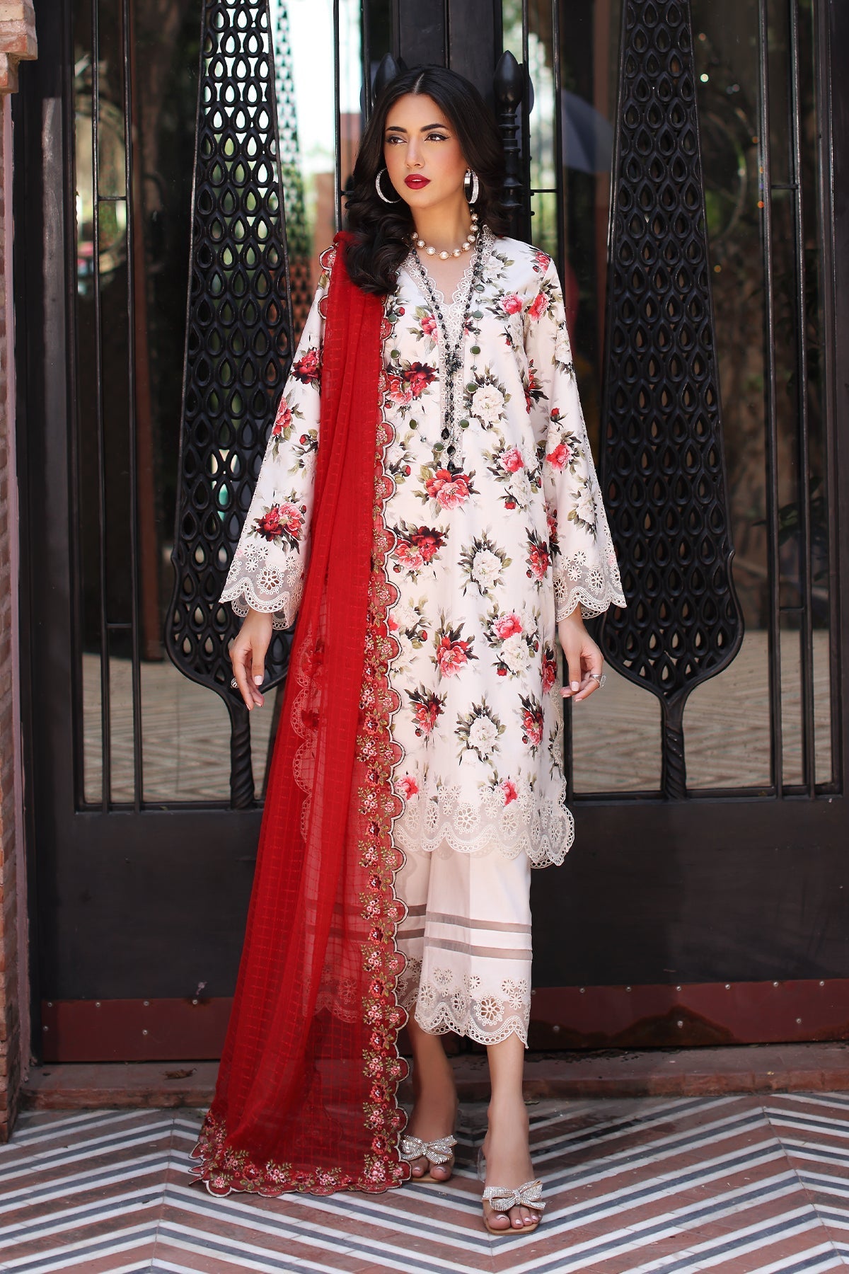 Charizma | Lawn Collection 24 | AS4-01 by Charizma - Designer Dress - Type: Casuals - Available at Libayah - 100% Original