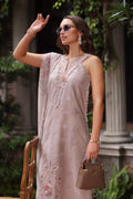 Noor by Saadia Asad | Eid Luxury Schiffli Laserkari 25 | D11- Mink by Noor by Saadia Asad - Designer Dress - Type: Ladies Clothes - Available at Libayah - 100% Original