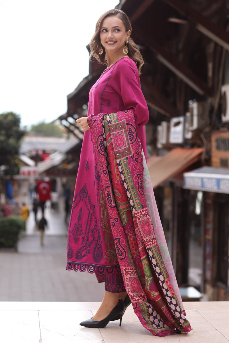 Charizma | Poshima Shawl |  PS4-02 by Charizma - Designer Dress - Type: Ladies Clothes - Available at Libayah - 100% Original