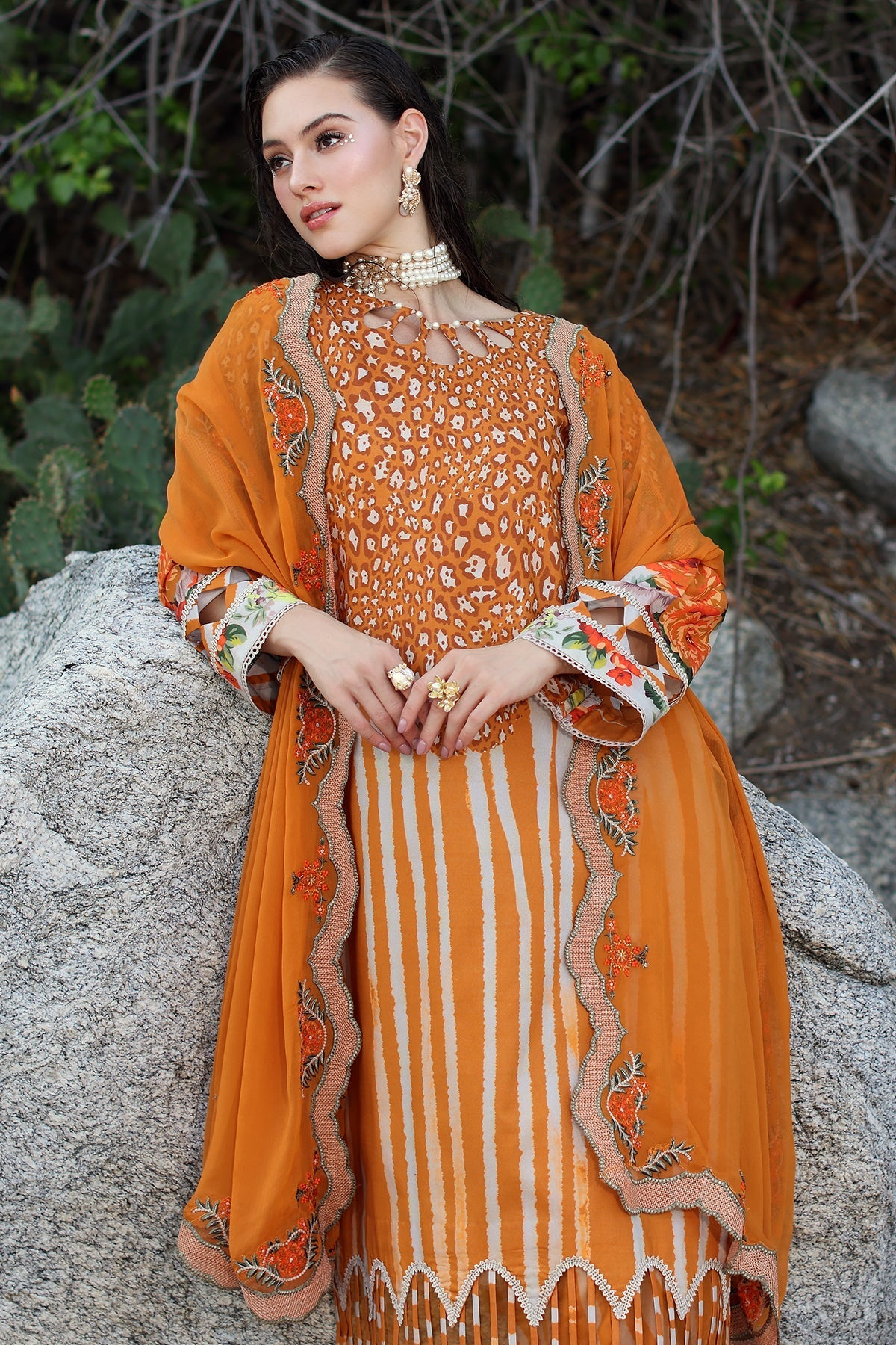 Charizma | Lawn Collection 24 | PM4-29 by Charizma - Designer Dress - Type: Casuals - Available at Libayah - 100% Original