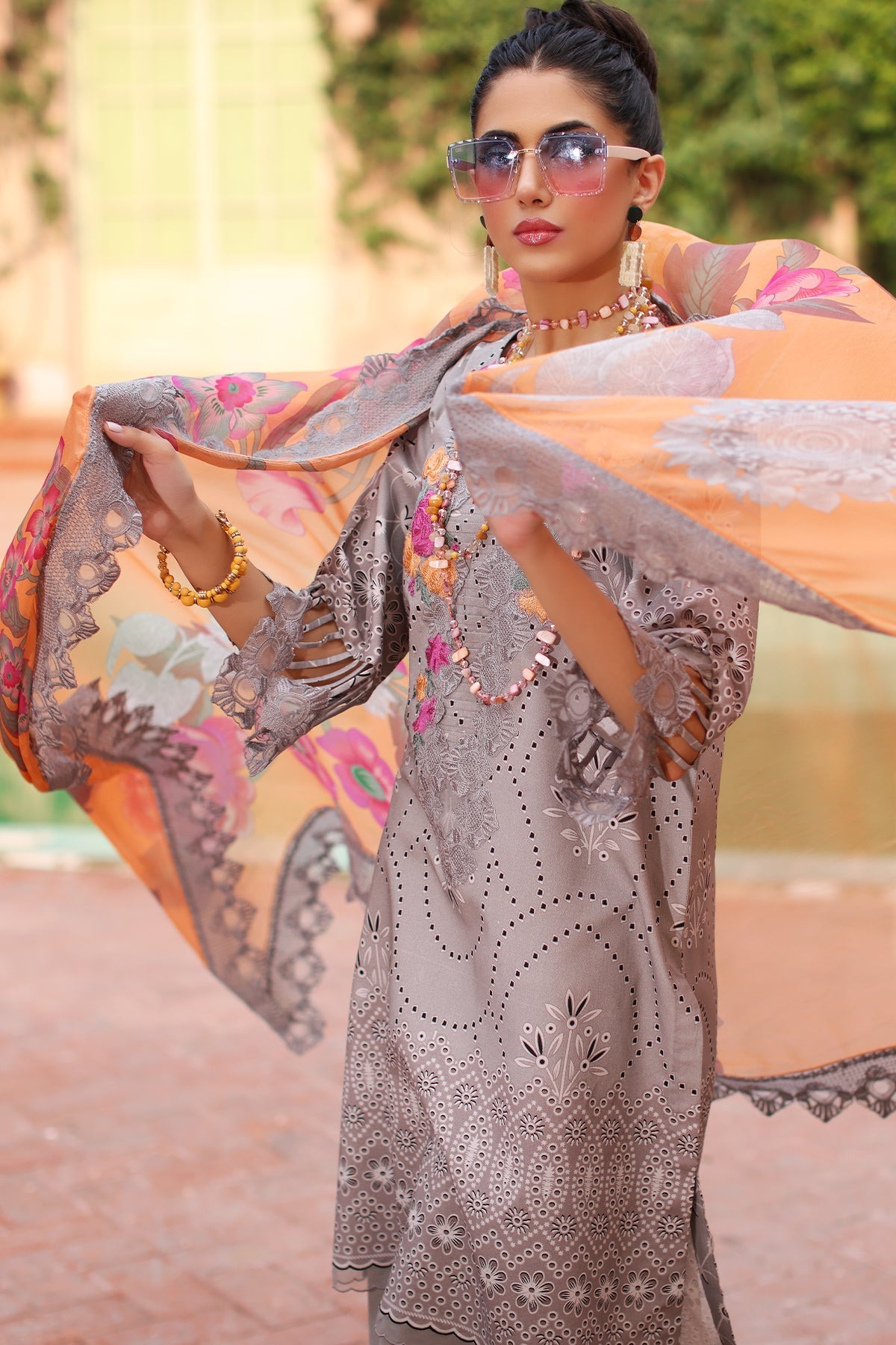 Charizma | Lawn Collection 24 | AS4-05 by Charizma - Designer Dress - Type: Casuals - Available at Libayah - 100% Original